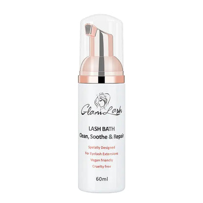 GLAMLASH 60ml Eyelash Foam Cleanser Shampoo